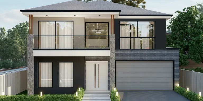 Double storey modern home by Dezire Homes