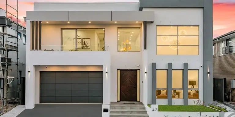 Contemporary home in Schofields, built by Dezire Homes